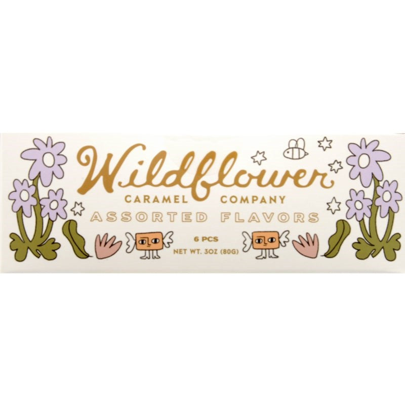 Wildflower Caramel Co. Assorted Caramel Flavors (6 pcs) box