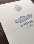 Kyupodo Letter Pad Airship Hotel - close u of product designs