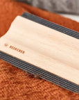 Burstenhaus Redecker Lint Comb - product shown on fabric