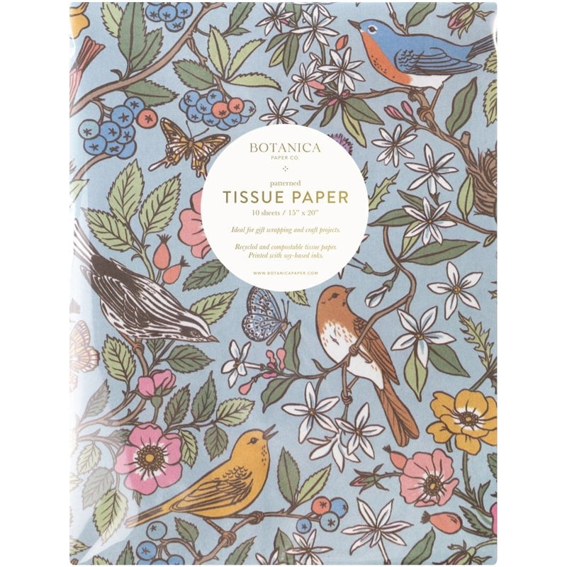 Botanica Paper Co. Songbirds Tissue Paper (10 pcs)