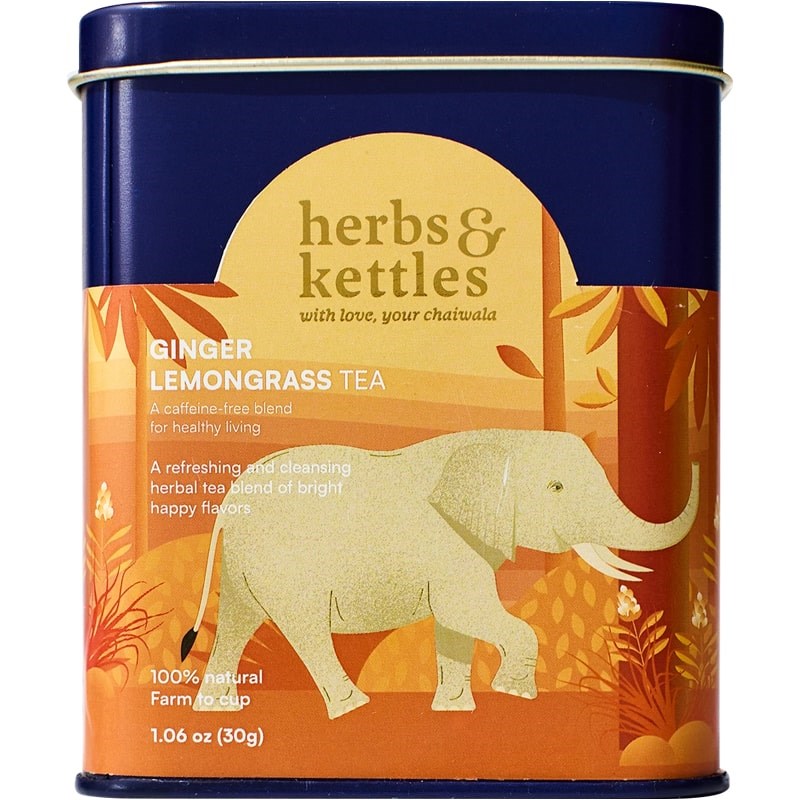 Herbs & Kettles Ginger Lemongrass Tea (1.06 oz)