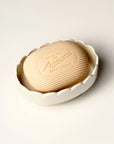 Bienaime The Oval Soap Dish - product shown with soap inside