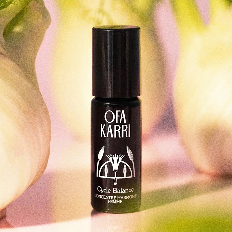 Close up of Ofa Karri Cycle Balance Roll-On (10 ml)