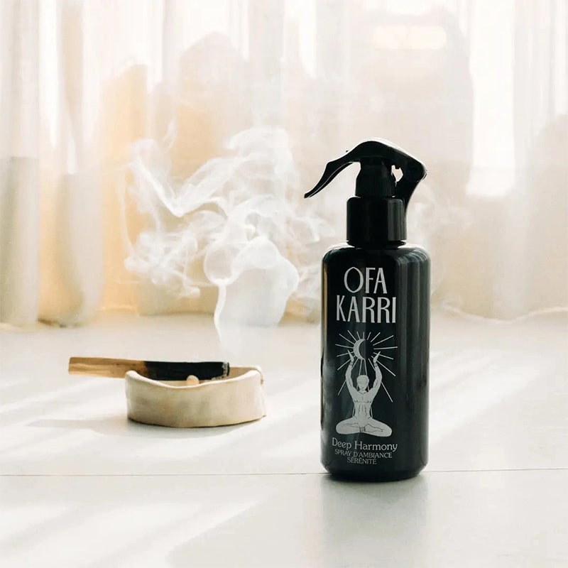 Lifestyle shot of Ofa Karri Deep Harmony Home Spray (200 ml)