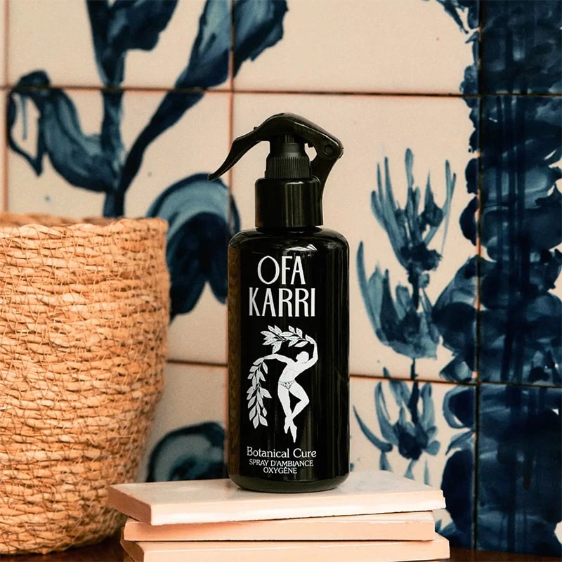 Lifestyle shot of Ofa Karri Botanical Cure Home Spray (200 ml)