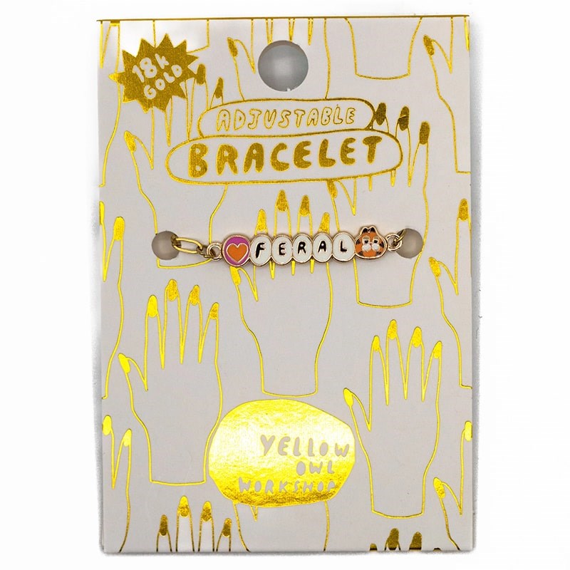 Yellow Owl Workshop Feral Bracelet - product shown on packaging