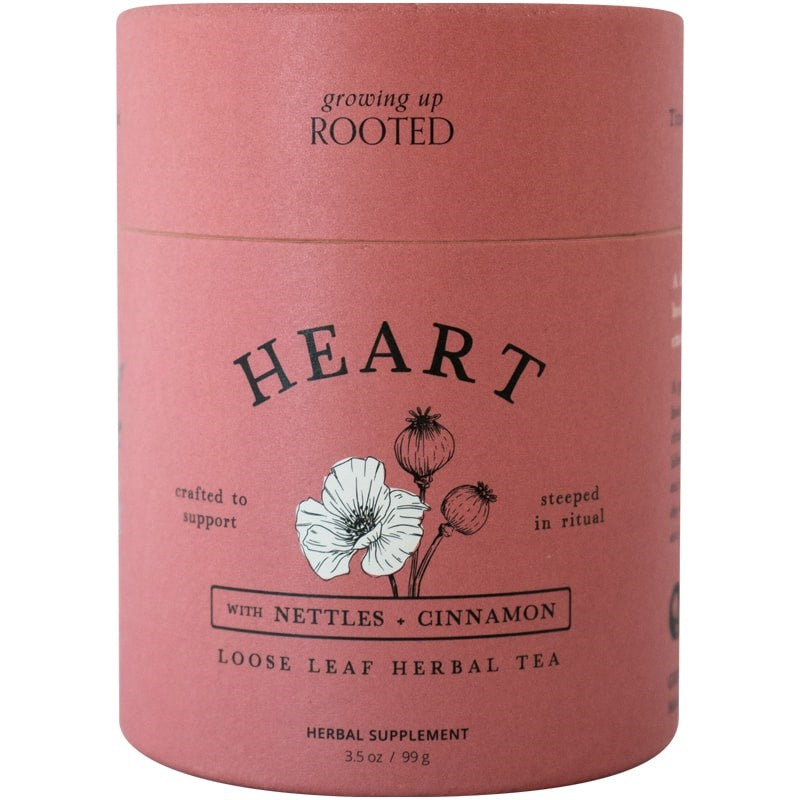 Growing Up Rooted Heart Loose Leaf Herbal Tea (3.5 oz)