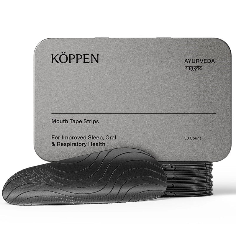 KOPPEN Myofunctional Mouth Tape - product packaging shown on top of products