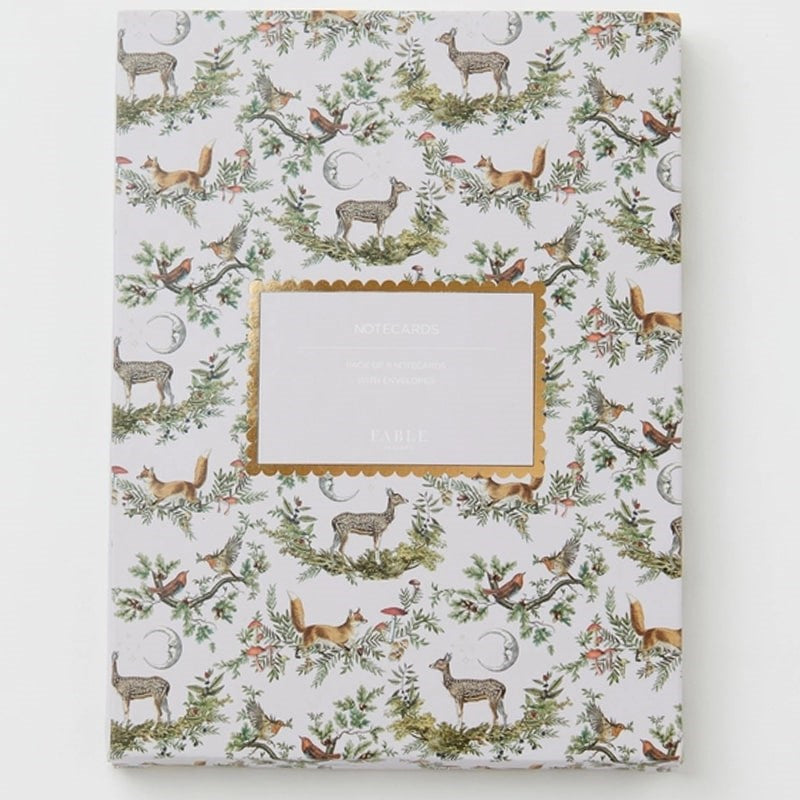 Fable England A Night's Tale Woodland Notecards Set - product packaging shown