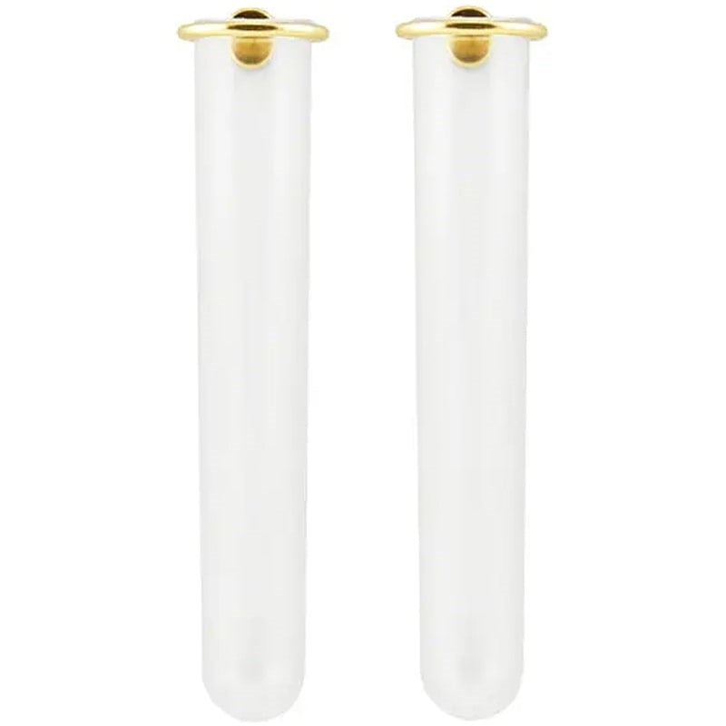 Three by Three Seattle Magnetic Clear Vase - Gold (2 pcs)