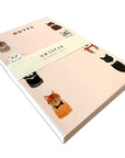 Carolyn Suzuki Goods Kitty Notepad - product shown at angle