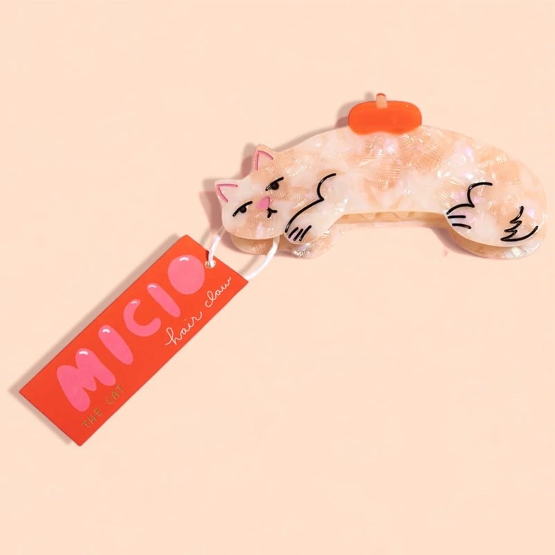 Carolyn Suzuki Goods Micio The Cat Hair Claw - product shown with tag on it