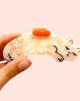 Carolyn Suzuki Goods Micio The Cat Hair Claw - model shown holding product