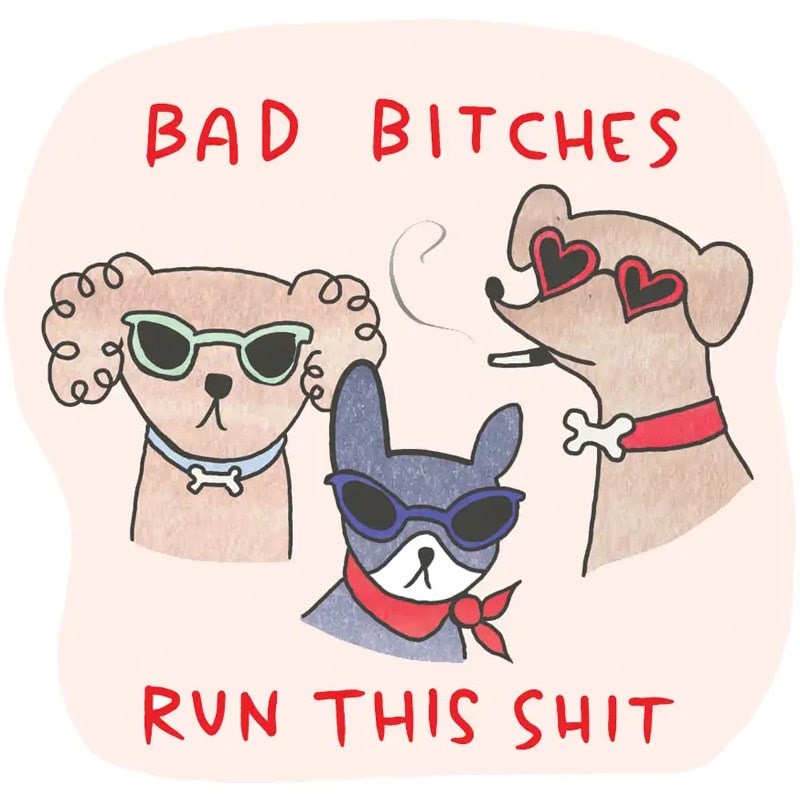 Ghost Academy Bad Bitches Sticker (1 pc)