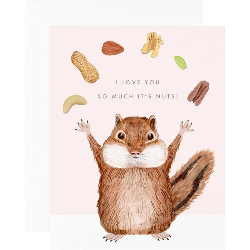 Dear Hancock Love You So Much It's Nuts! Card (1 pc)