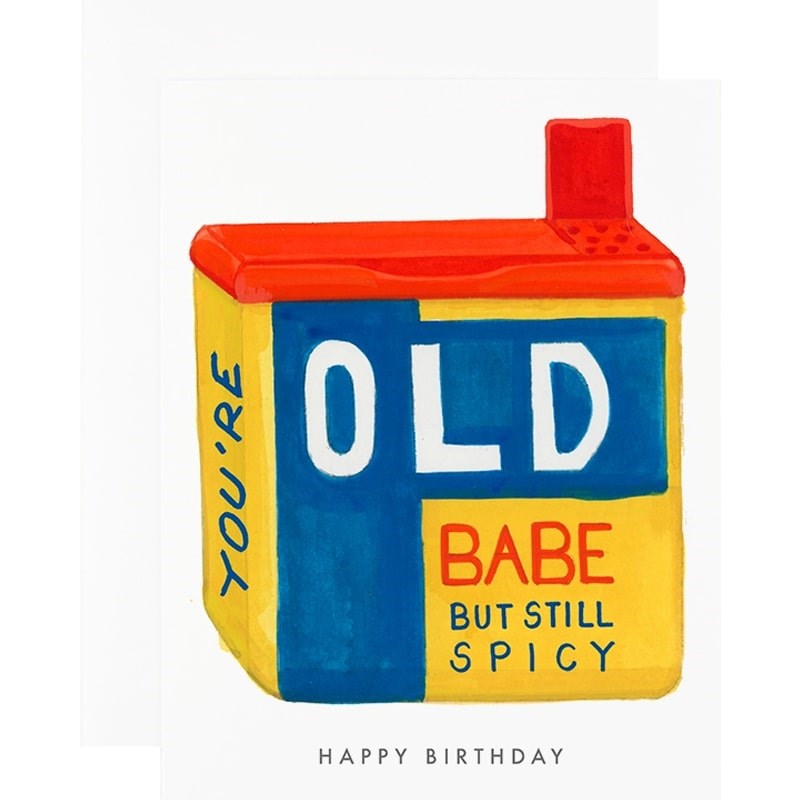 Dear Hancock You're Old Babe Card (1 pc)