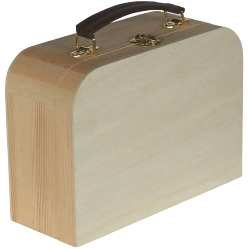 Beautyhabit Basics Wood Pine Case - Natural (1 pc) angled view