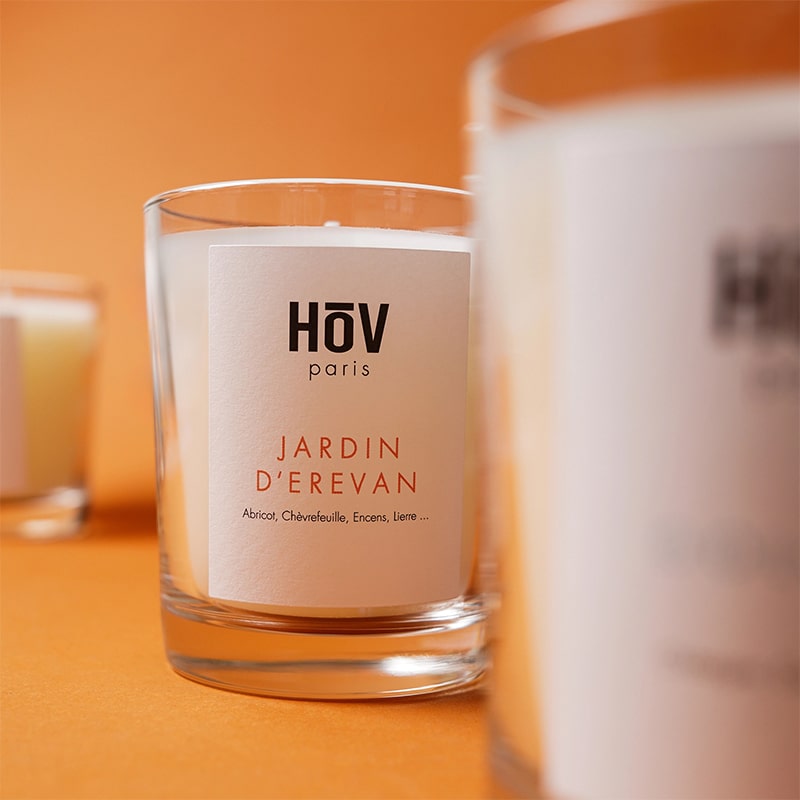 HoV Paris Scented Candle - Jardin D'Erevan (190 g) - multiple products shown together