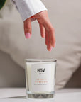 HoV Paris Scented Candle - Jardin D'Erevan (190 g) - models hand shown above product