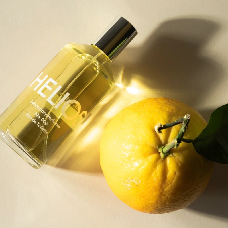 Laboratory Perfumes Helios Eau de Toilette - product shown next to lemon