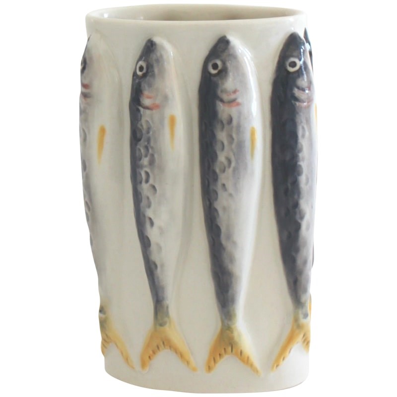 PetitFelts Porcelain Sardine Vase (1 pc)