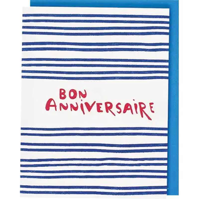 Folio Press & Paperie Bon Anniversaire Card (1 pc)