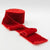 Raw Edge Velvet Ribbon - Red