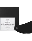 Snow Fox Skincare Black Obsidian Hot Stone Gua Sha (1 pc) - product shown with packaging