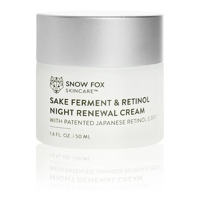 Snow Fox Skincare Sake Ferment & Retinol Night Renewal Cream (50 ml)