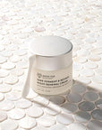 Snow Fox Skincare Sake Ferment & Retinol Night Renewal Cream - product shown next to applicator