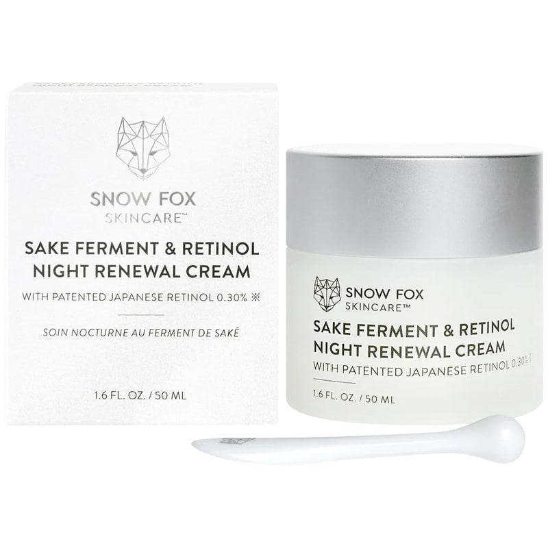 Snow Fox Skincare Sake Ferment & Retinol Night Renewal Cream (50 ml)