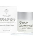 Snow Fox Skincare Sake Ferment & Retinol Night Renewal Cream (50 ml)