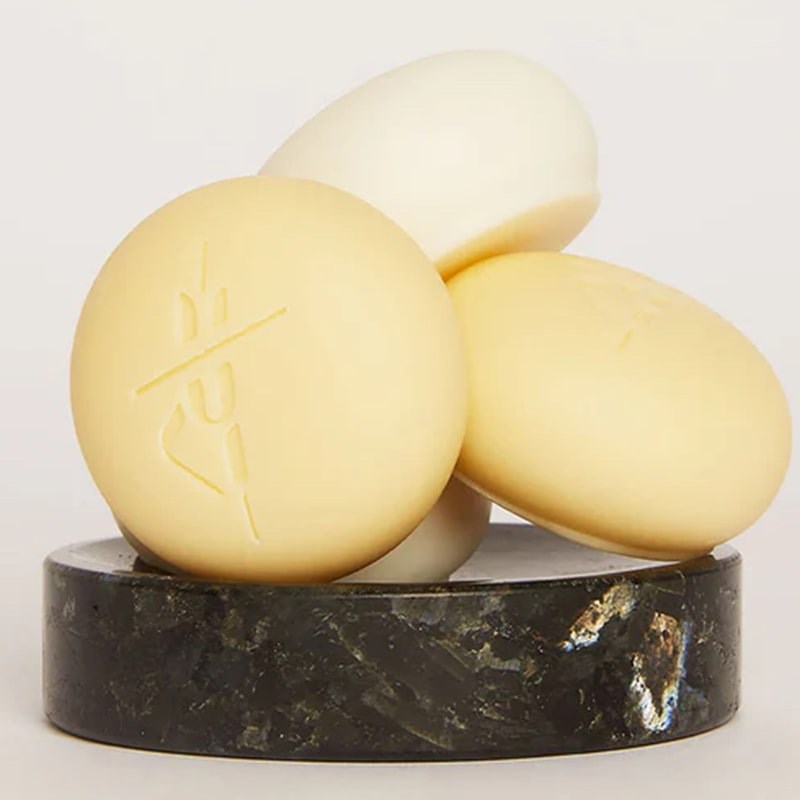 Kate McLeod The Granite Dish - product shown with lotion bars on it