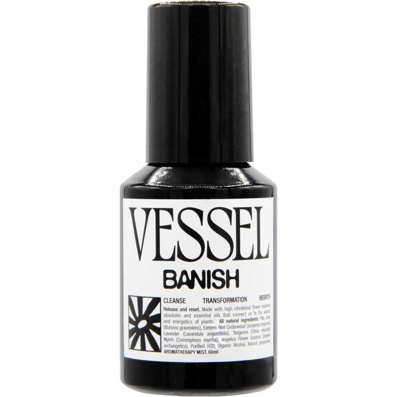 Vessel Apothecary Aromatherapy Flower Essence Mist - Banish (60 ml)