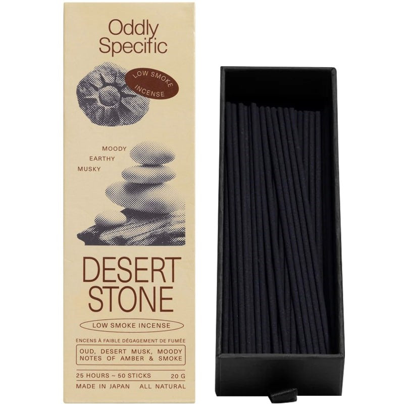 Oddly Specific Low Smoke Incense - Desert Stone (50 sticks)