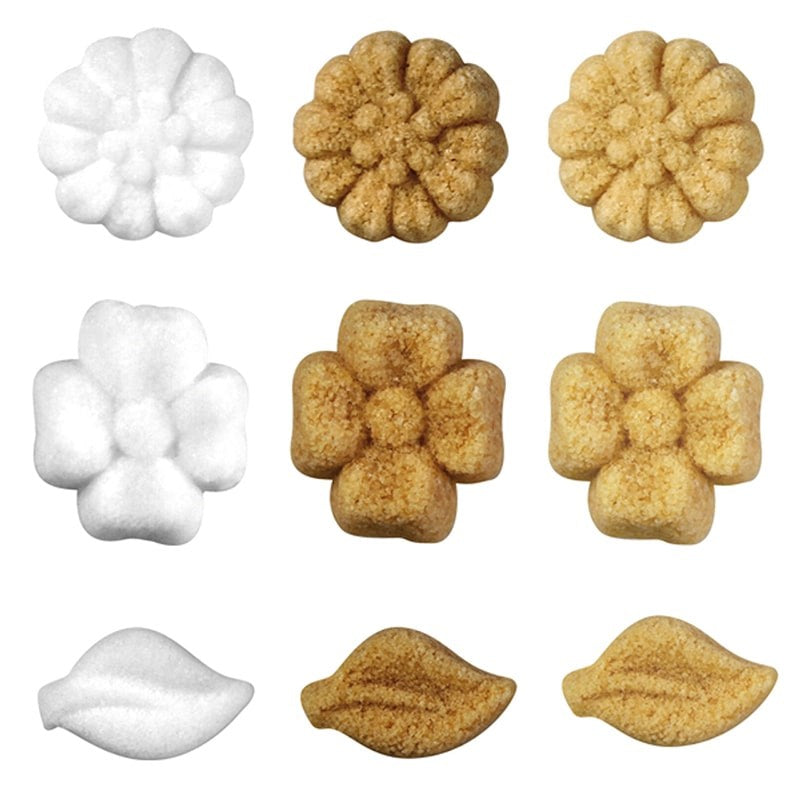 Canasuc Amber Sugar Flowers - individual product designs shown