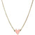 Grant Heart Necklace - Powder Pink