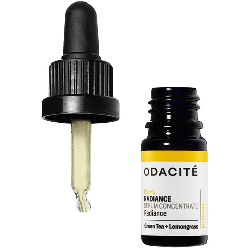 Odacite Gt+L Radiance Serum Concentrate - product and dropper shown