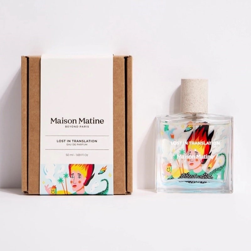 Maison Matine Lost In Translation Eau De Parfum - product next to packaging shown