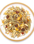 Wild & Tea Ginger Lemongrass Herbal Tea - product shown on plate