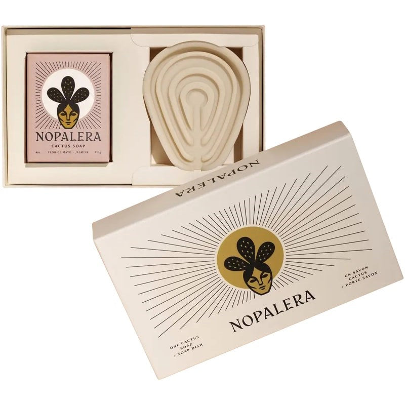 Nopalera Soap & Dish Gift Set - Flor De Mayo (2 pcs)