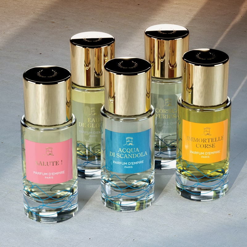 A selection of Parfum d'Empire fragrances