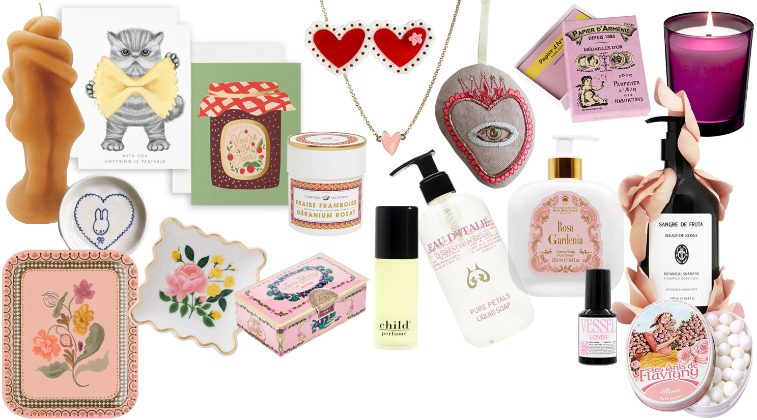 A selection of products from the “Love & Friendship Gift Guide” collection page