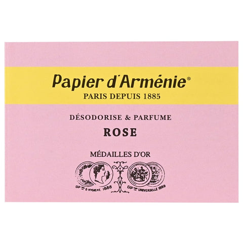 Papier d'Armenie Rose Burning Papers 12 pcs – Beautyhabit