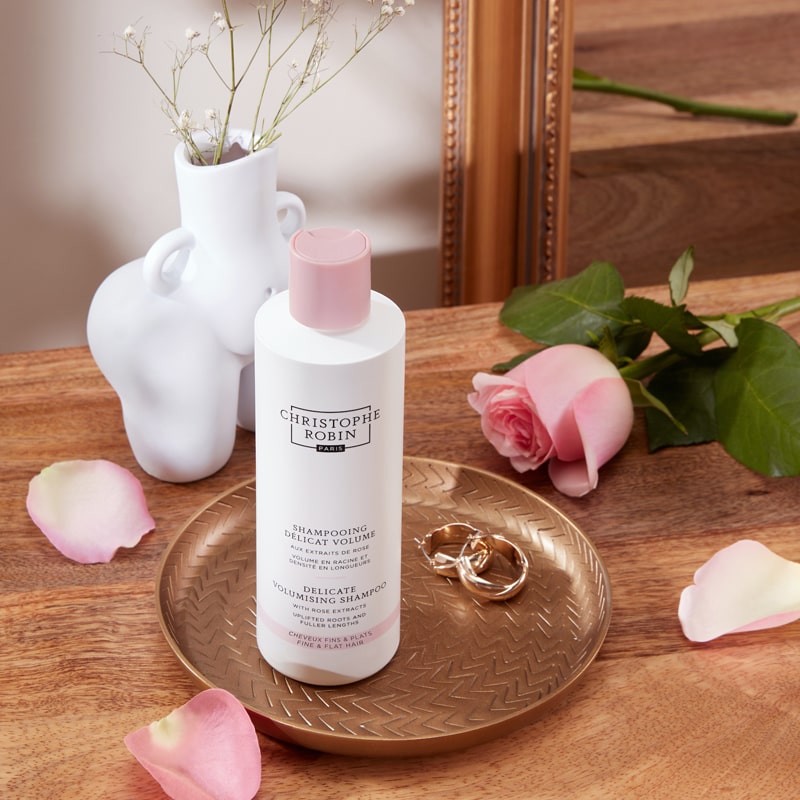 Christophe Robin Delicate Volumizing Shampoo Rose Extracts with – Beautyhabit