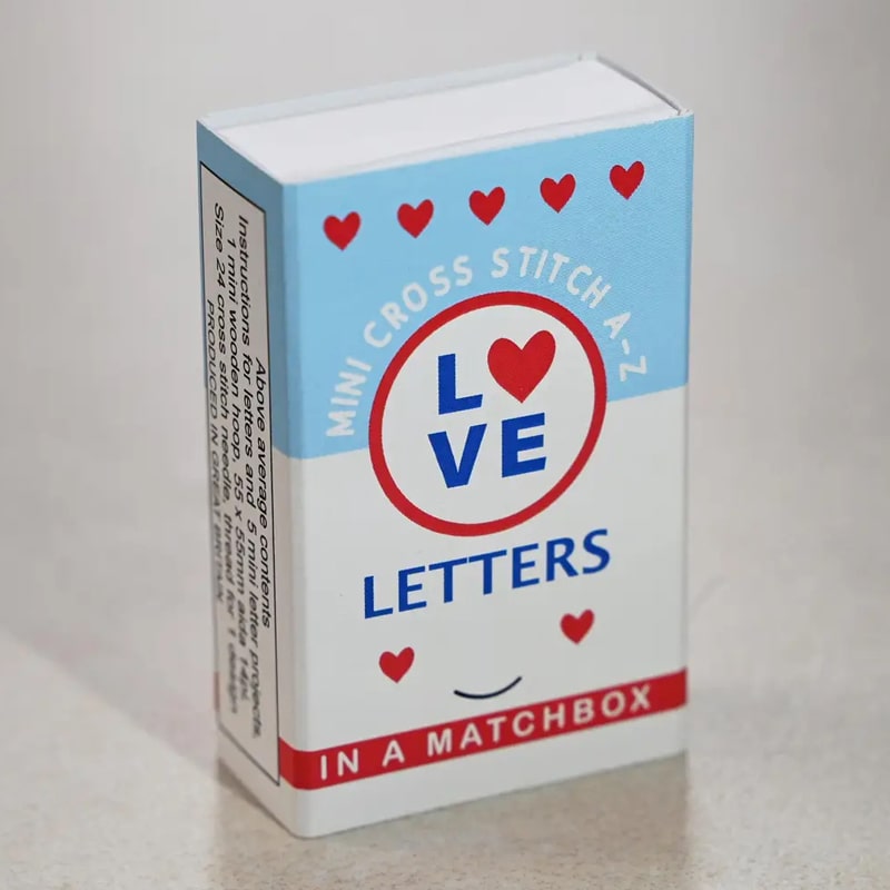 Love Letters Mini Hoop Cross Stitch